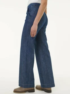 Hose aus Bio-Baumwolle, 36 dark denim, 38, GOTS