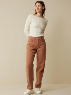 Hose aus Bio-Baumwolle, 25 kupfer, 34, GOTS