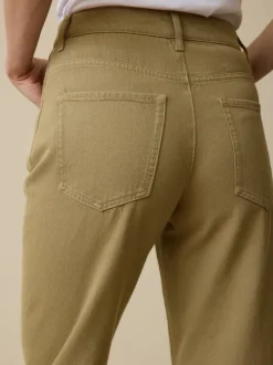 Hose aus Bio-Baumwolle, 46 light khaki, 38, GOTS