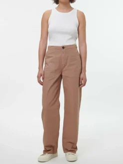 Hose aus Bio-Baumwolle, 21 nougat, 38, GOTS