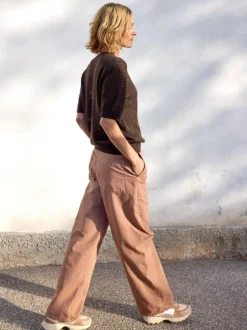 Hose aus Bio-Baumwolle, 21 nougat, 38, GOTS