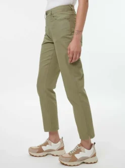 Hose aus Bio-Baumwolle, 43 olivgrün, 38, GOTS