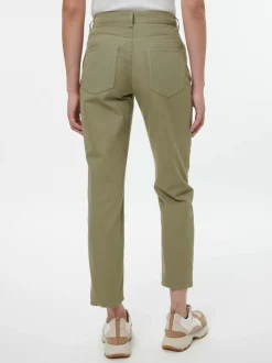 Hose aus Bio-Baumwolle, 43 olivgrün, 38, GOTS