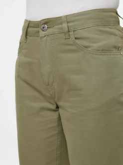 Hose aus Bio-Baumwolle, 43 olivgrün, 38, GOTS