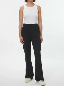 Hose aus Bio-Baumwolle, 01 schwarz, 38, GOTS