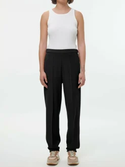 Hose aus Bio-Baumwolle, 01 schwarz, 38, GOTS