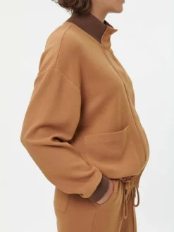 Jacke aus Bio-Baumwolle, 57 zimt, S, GOTS