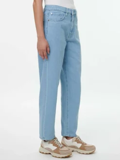 Jeans Relax, 100 % Bio-Baumwolle, 34 light blue denim, 36, GOTS