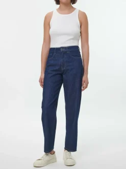 Jeans Relax, 100 % Bio-Baumwolle, 36 dark denim, 38, GOTS