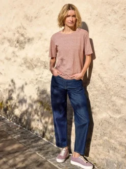 Jeans Relax, 100 % Bio-Baumwolle, 36 dark denim, 38, GOTS