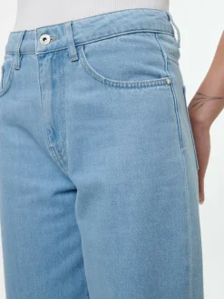 Jeans Relax, 100 % Bio-Baumwolle, 34 light blue denim, 38, GOTS