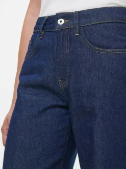 Jeans weites Bein, 100% Bio-Baumwolle, 36 dark denim, 38, GOTS