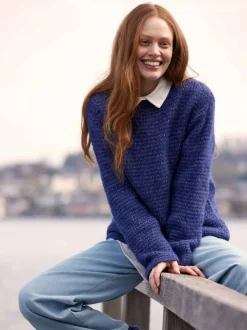 Jeans weites Bein, 100% Bio-Baumwolle, 34 light blue denim, 38, GOTS