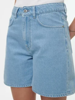 Jeansshorts aus Bio-Baumwolle, 34 light blue denim, 36, GOTS
