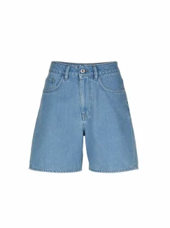 Jeansshorts aus Bio-Baumwolle, 34 light blue denim, 36, GOTS