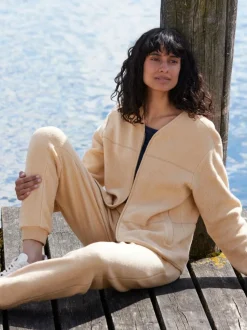 Jogginghose aus Bio-Baumwolle, 57 caramel, S, GOTS