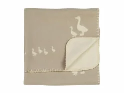 Kinderdecke Frederik, sand, 75 x 100 cm, 100 % Baumwolle, GOTS