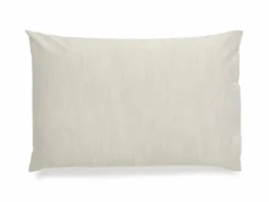 Kissenüberzug FABIA Pur, stein, 40 x 60 cm, 100 % Baumwolle, Chambray, GOTS