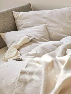 Kissenüberzug FREDERIK, sand, 40 x 40 cm, 100 % Baumwolle, Satin, GOTS