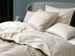 Kissenüberzug JESPER, natur/sand, 40 x 60 cm, 100 % Baumwolle, Satin, GOTS