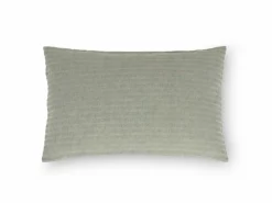 Kissenüberzug ORLANDO, lorbeer, 40 x 60 cm, 60 % Leinen/40 % Baumwolle, Seersucker, GOTS