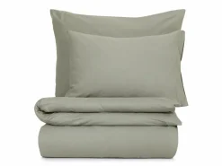 Kissenüberzug SARAH, olive, 40 x 60 cm, 100 % Baumwolle, Jersey, GOTS