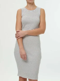 Kleid aus Bio Baumwolle, 63 kakao/offwhite, S, GOTS