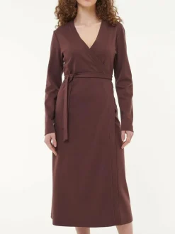 Kleid aus Bio Baumwolle, 03 merlot, 38, GOTS