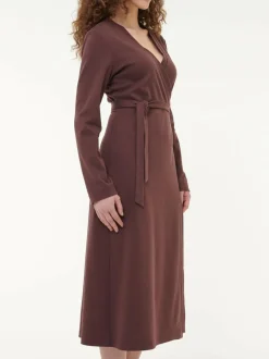 Kleid aus Bio Baumwolle, 03 merlot, 38, GOTS