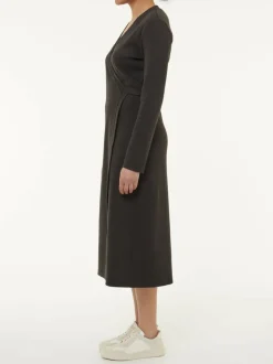 Kleid aus Bio Baumwolle, 95 kakao, 38, GOTS