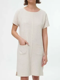 Kleid aus Bio Baumwolle/Hanf, 13 undyed, 38, GOTS