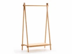 Kleiderständer Jukai Pur, mit Ablageboard, Buche