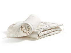 Kombidecke Leinen/Baumwolle und Hanf/Baumwolle Pur, 150 g/m2 + 340 g/m2, 140 x 200 cm, GOTS, NATURTEXTIL-BEST
