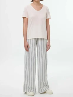 Kurzarmshirt aus Bio Baumwolle, 72 light rose, 38, GOTS