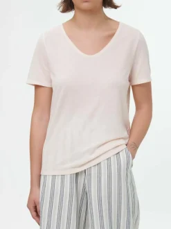 Kurzarmshirt aus Bio Baumwolle, 72 light rose, 38, GOTS