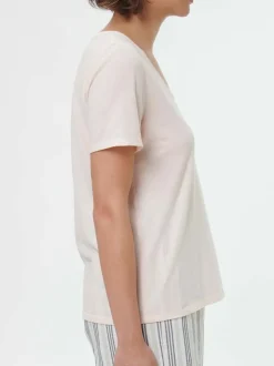 Kurzarmshirt aus Bio Baumwolle, 72 light rose, 38, GOTS