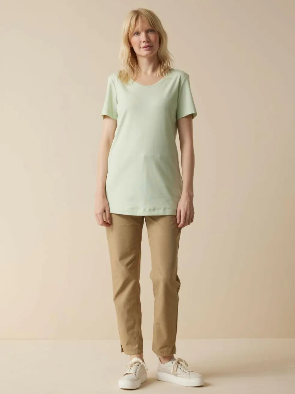 Kurzarmshirt aus Bio Baumwolle, 45 jade, 36, GOTS