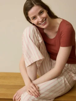 Kurzarmshirt aus Bio Wolle, 86 cranberry, XL