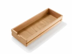 Lade für Grundgestell Quint mit 2 Stk. Laufleisten, B 26,4 x T 70 x H 10,5 cm, Tiefe 70 cm, Buche