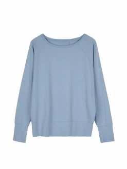 Langarmshirt aus Bio Baumwolle, 28 kornblume, S, GOTS