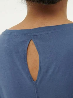 Langarmshirt aus Bio Baumwolle, 33 vintage Indigo, S, GOTS