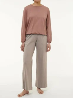 Langarmshirt aus Bio Baumwolle, 71 cappuccino, S, GOTS