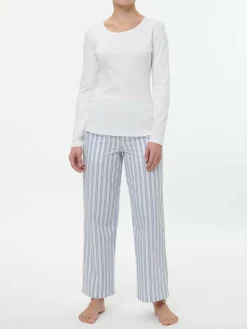 Langarmshirt aus Bio-Baumwolle, 11 weiss, 38, GOTS