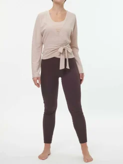 Langarm-Wickelshirt aus Bio Baumwolle/Hanf, 73 camelie, 44, GOTS