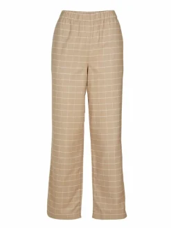 Lange Schlafhose aus Bio-Baumwolle, 44 sand melange, XS, GOTS