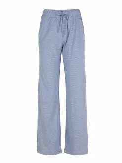 Lange Schlafhose aus Bio-Baumwolle, 89 meerblau-weiss ringel, S, GOTS