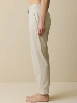 Lange Schlafhose aus Bio-Baumwolle, 14 natur melange, S, GOTS