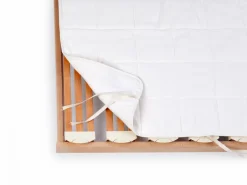 Lattenrostauflage, 90 x 190 cm, 60 % Baumwolle, 40 % Nesselfaser, 250 g/m2, VEGAN