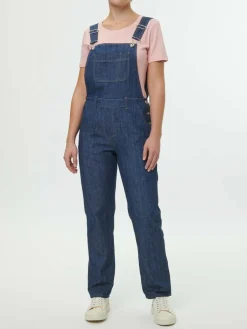 Latzhose aus Bio-Baumwolle, 36 dark denim, 38, GOTS