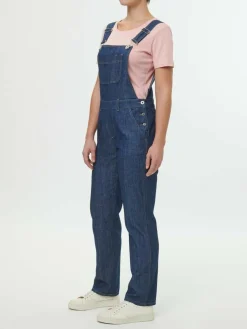 Latzhose aus Bio-Baumwolle, 36 dark denim, 38, GOTS